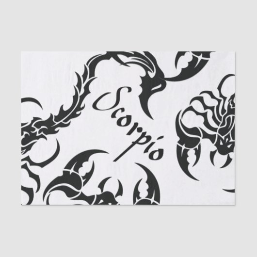 Papier Mousseline Scorpio (Recto)