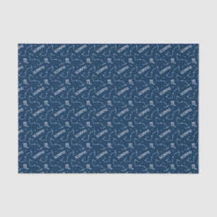 Papier Mousseline Scorpio Zodiac - Motif des signes astrologiques