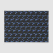 Papier Mousseline Scorpion bleu (Recto)