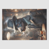 Papier Mousseline Scott Terrier Dog - Découpage - (Recto)