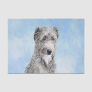 Papier Mousseline Scottish Deerhound Peinture - Cute Original Chien