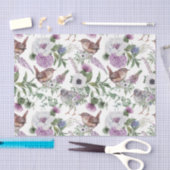 Papier Mousseline Scottish Floral and Tartan Series Design 22 (Artisanat)