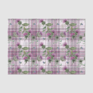 Papier Mousseline Scottish Floral et Tartan Series Design 14