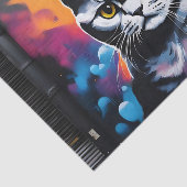 Papier Mousseline Scottish Fold Art Vibrant (Détail)