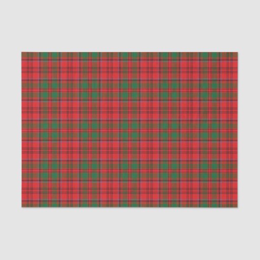 Papier Mousseline Scottish Gifts Clan Grant Tartan (Recto)