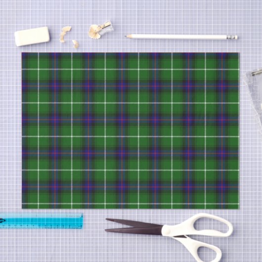 Papier Mousseline Scottish MacDonald Tartan (Artisanat)