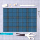 Papier Mousseline Scottish Ramsay Blue Tartan (Artisanat)