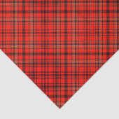 Papier Mousseline Scottish Terrier Joyeux Noël Plaid (Détail)