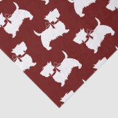 Papier Mousseline Scottish Terrier Scotty Chien Chien Chien Chien Ch (Détail)