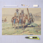 Papier Mousseline Scoutisme Art occidental par Edward Borein (Artisanat)