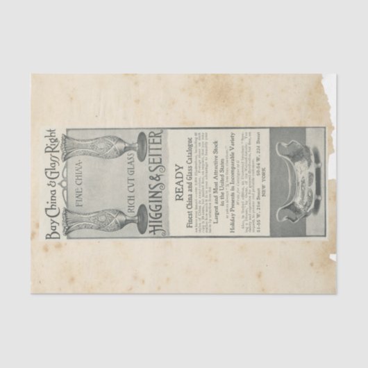 Papier Mousseline Scrap Ephemera Design Series #12 (Recto)
