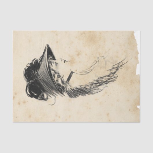 Papier Mousseline Scrap Ephemera Design Series #21 (Recto)