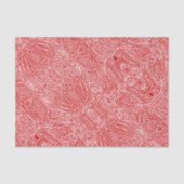 Papier Mousseline Scribble rouge (Recto)