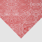 Papier Mousseline Scribble rouge (Détail)