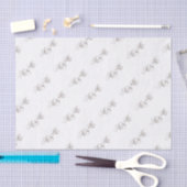 Papier Mousseline Script classique tourbillonnant Mr & Mrs Parchment (Artisanat)