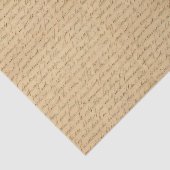 Papier Mousseline Script cursif manuscrit (Détail)