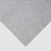 Papier Mousseline Script cursif manuscrit (Détail)