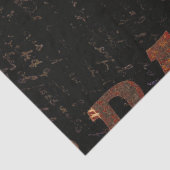 Papier Mousseline Script de rouille de l'ouest de Country (Détail)