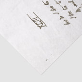 Papier Mousseline Script manuscrit vintage Love Poem Decoupage (Détail)