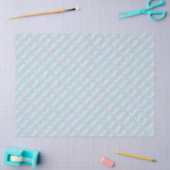 Papier Mousseline Script « Pâques » bleu clair (Artisanat)