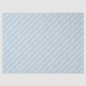 Papier Mousseline Script « Pâques » bleu clair (Recto)
