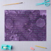 Papier Mousseline Script sur la page de découpage violet Abstrait (Artisanat)