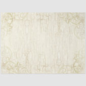 Papier Mousseline Scrolls Aquarelle Cracker Paint Texture Découpage (Recto)