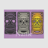 Papier Mousseline Sculptures Triple Tiki Thunder_Cove (Recto)