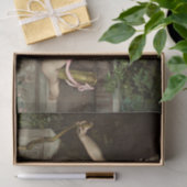 Papier Mousseline se reposer de 2 rétro cupidons (Cadeau)