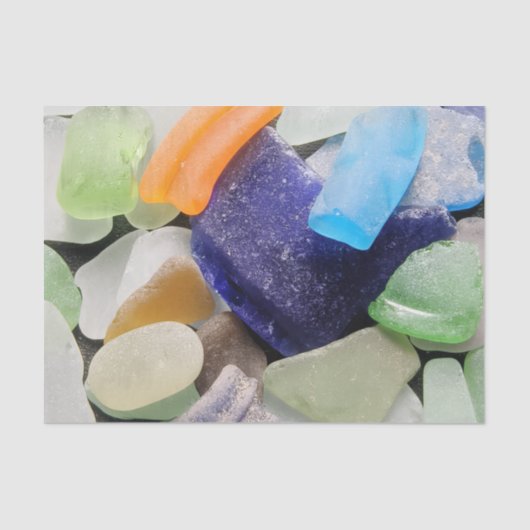 Papier Mousseline Sea Glass Tissue Paper (Recto)