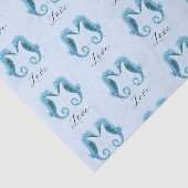 Papier Mousseline Sea Hors Beach Aquarelle Saint-Valentin (Détail)