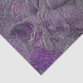 Papier Mousseline Sea Shells Ocean Beach Gris violet Métal (Détail)