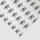 Papier Mousseline Sea turtle cartoon (Détail)