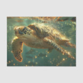 Papier Mousseline Sea Turtle Seaside Chic Decoupage (Recto)
