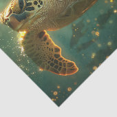 Papier Mousseline Sea Turtle Seaside Chic Decoupage (Détail)