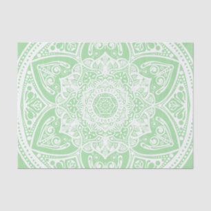 Papier Mousseline Seafoam Mandala