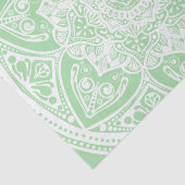 Papier Mousseline Seafoam Mandala (Détail)