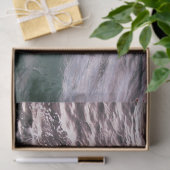 PAPIER MOUSSELINE SEAGULL VOLANT AU-DESSUS DES VAGUES MARITIMES (Cadeau)