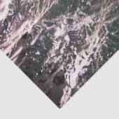 PAPIER MOUSSELINE SEAGULL VOLANT AU-DESSUS DES VAGUES MARITIMES (Détail)