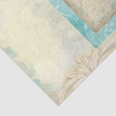 Papier Mousseline Seahorse Beach Aquarelle Ephemera Découpage Art (Détail)