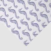 Papier Mousseline Seahorse Beach Thème - Bleu (Détail)