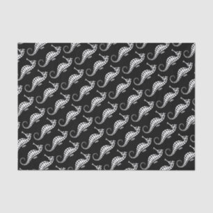 Papier Mousseline Seahorse White