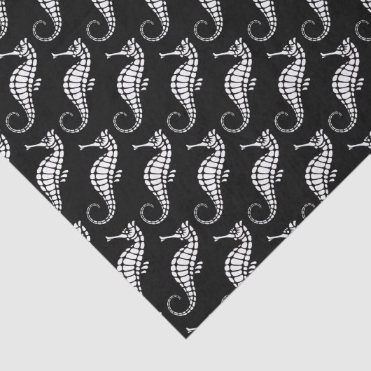 Papier Mousseline Seahorse White (Détail)