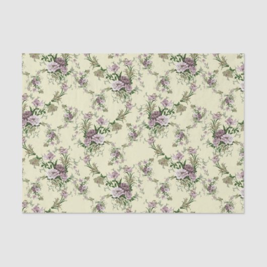 Papier Mousseline seamless floral mix (Recto)