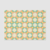 Papier Mousseline Seamless retro pattern with rounded squares (Recto)