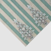 Papier Mousseline Seaoam Striped Crystal Trees (Détail)