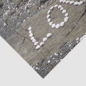 Papier Mousseline Seashell Art sur la plage (Détail)