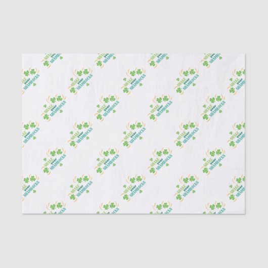 Papier Mousseline Secouer vos Shamrocks (Recto)