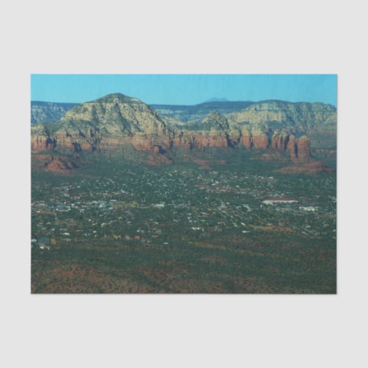 Papier Mousseline Sedona et Coffee Pot Rock vus d'en haut (Recto)