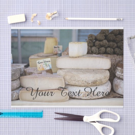 Papier Mousseline Sélection de Fromage Rustique Français (Artisanat)